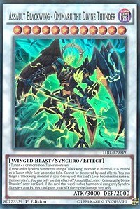 Assault Blackwing - Onimaru the Divine Thunder
