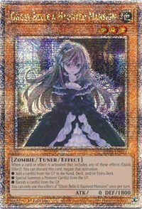 Ghost Belle & Haunted Mansion (Quarter Century Secret Rare)