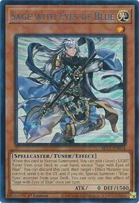 Sage with Eyes of Blue (Silver)