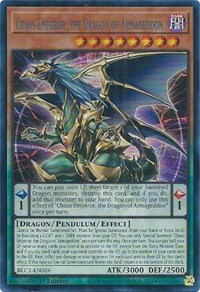 Chaos Emperor, the Dragon of Armageddon (Silver)