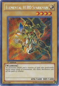 Elemental HERO Sparkman (Alternate Art)