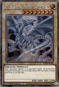 Blue-Eyes White Dragon (8th Art) (Platinum Secret Rare)